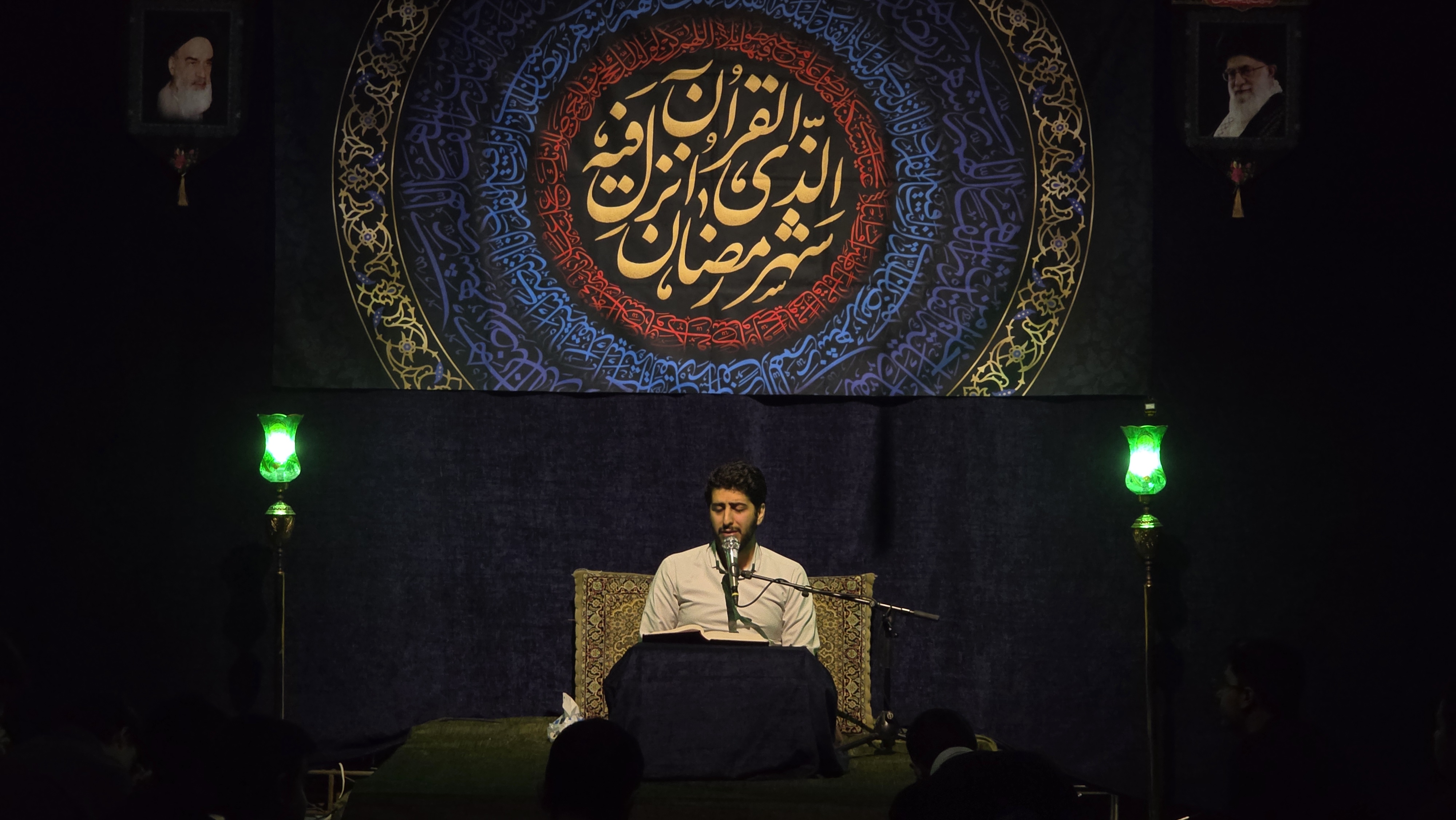 گزارش تصویری | شب پنجم - مراسم مناجات خوانی و محفل انس با قرآن