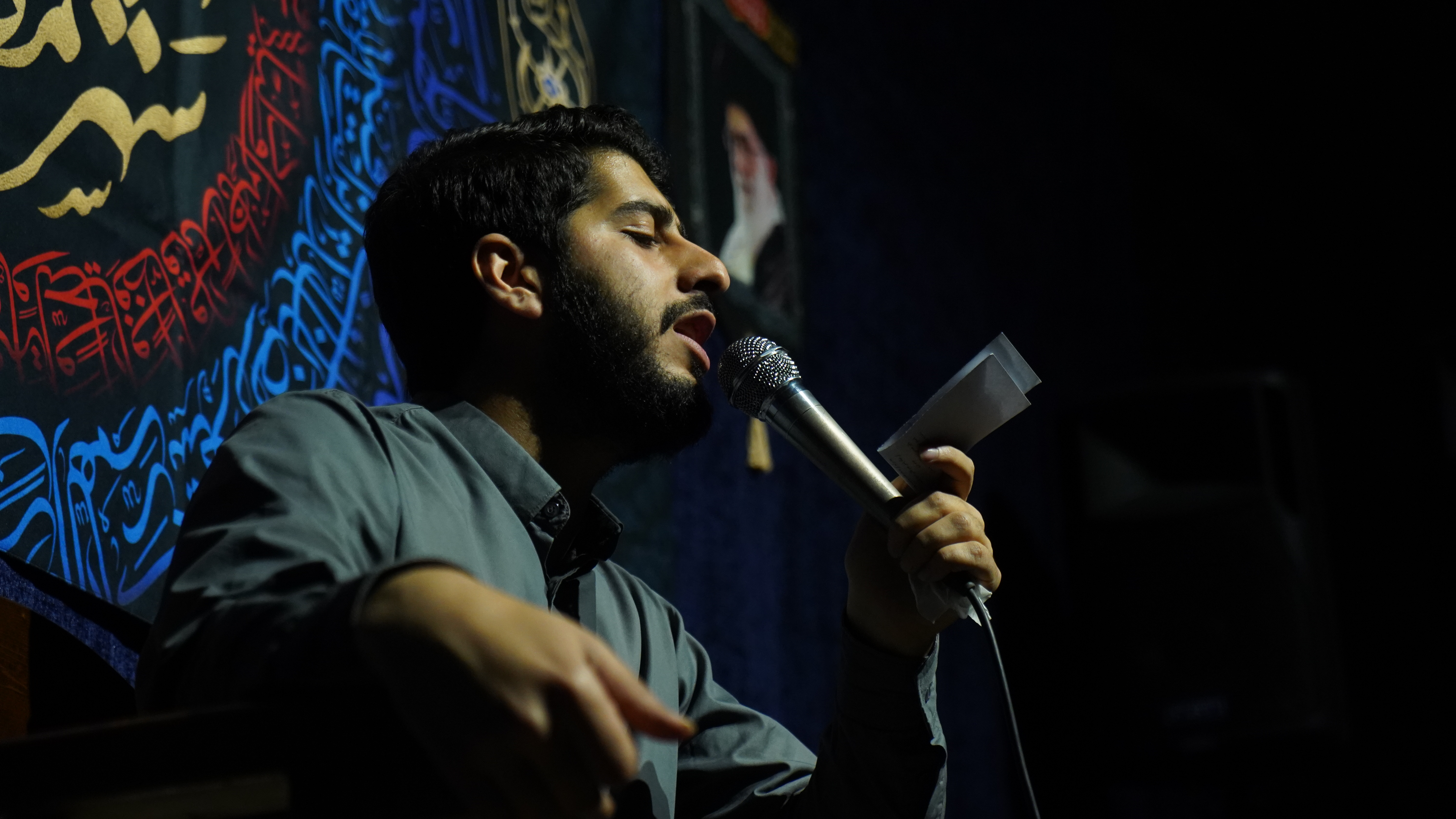 گزارش تصویری | شب اول - مراسم مناجات خوانی و محفل انس با قرآن